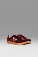 Sneakers Icon Exp Bordeaux Gold Metalized Brand