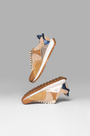Sneakers Sprint Flow Toffee Brown Blue Platine Metalized