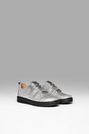 Sneakers Icon Strap Silver Black Metalized Studs