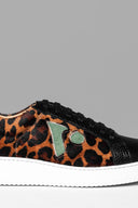 Sneakers Cloud Base Black Brown Green Animal Print Brand