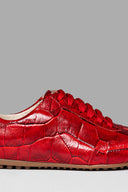 Sneakers Flat Exp Red Croco Dior