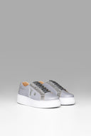 Sneakers Cloud Base Gray Silver Blue Metalized Brand