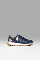 Sneakers Sprint Flow Blue Platine Green Metalized