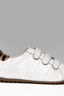 Sneakers Flat Rap White Animal Print