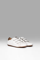 Sneakers Flat Rap White Animal Print