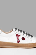 Sneakers Icon Base White Red Brand