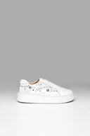 Sneakers Cloud Woo White Reptile Studs