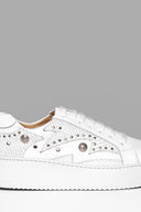 Sneakers Cloud Woo White Reptile Studs