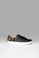 Sneakers Icon Poly Black Brown Animal Print