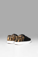 Sneakers Icon Poly Black Brown Animal Print