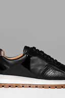 Sneakers Sprint Flow Black Gold Metalized