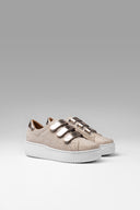 Sneakers Cloud Rap Bison Gold Metalized Reptile