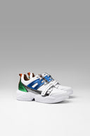 Sneakers Gem Strap White Silver Green Blue Red Metalized Studs