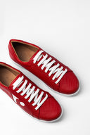 Sneakers Icon Base Red White Reptile Brand