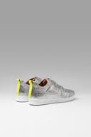 Sneakers Icon Strap Silver Yellow Fluo Metalized