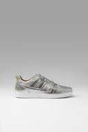 Sneakers Icon Strap Silver Yellow Fluo Metalized