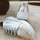 Sneakers Cloud Ruby Silver Platinum Studs Catalog 5