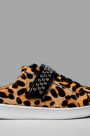 Sneakers Fly Slide Black Brown Animal Print Studs Catalog 1