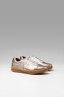 Sneakers Spot Base Gold Silver Metalized Brand