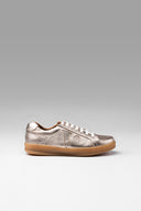 Sneakers Spot Base Gold Silver Metalized Brand