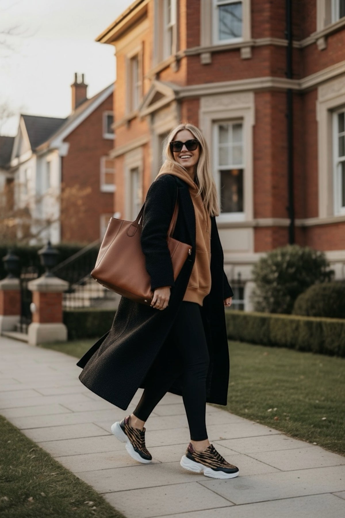 Sneakers Gem Pane Black Brown Bordeaux Animal Print