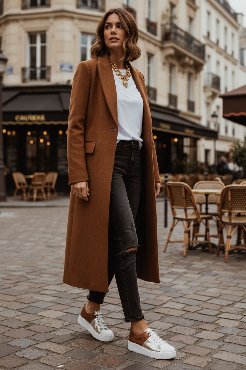 Sneakers Cloud Tri Brown Platine White