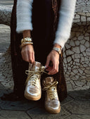 Sneakers Sky Exp Platine Metalized