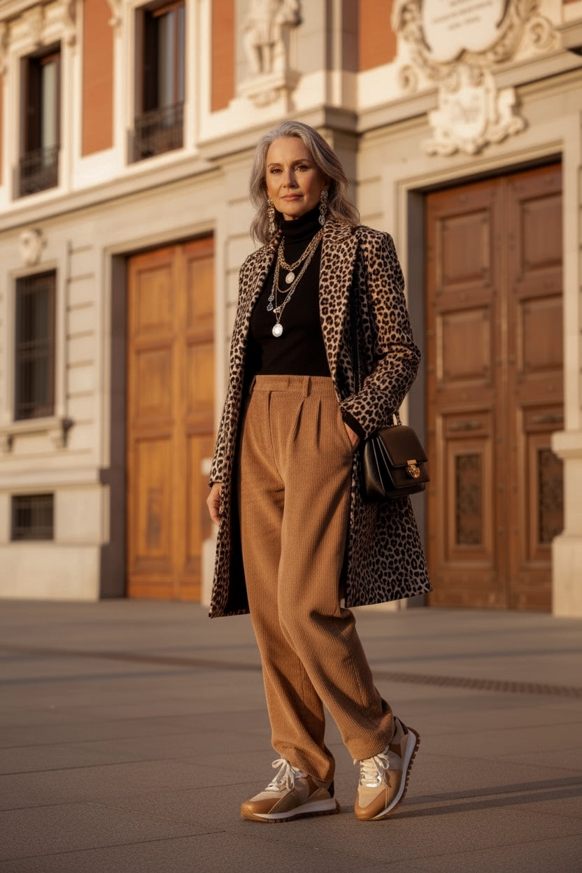 Sneakers Sprint Flow Toffee Brown Blue Platine Metalized