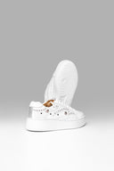 Sneakers Cloud Woo White Reptile Studs