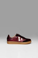 Sneakers Icon Exp Bordeaux Gold Metalized Brand