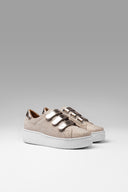 Sneakers Cloud Rap Bison Gold Metalized Reptile